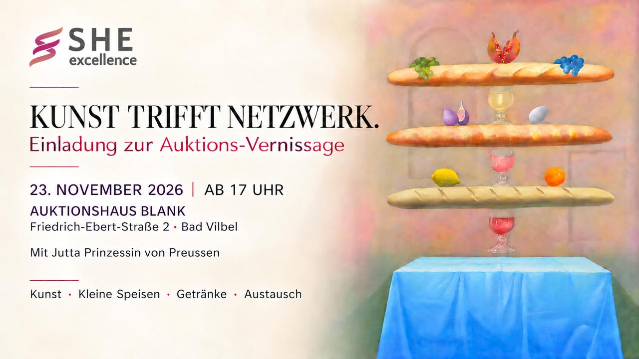 Auktions-Vernissage im Auktionshaus Blank am 23. November 2026 in Bad Vilbel