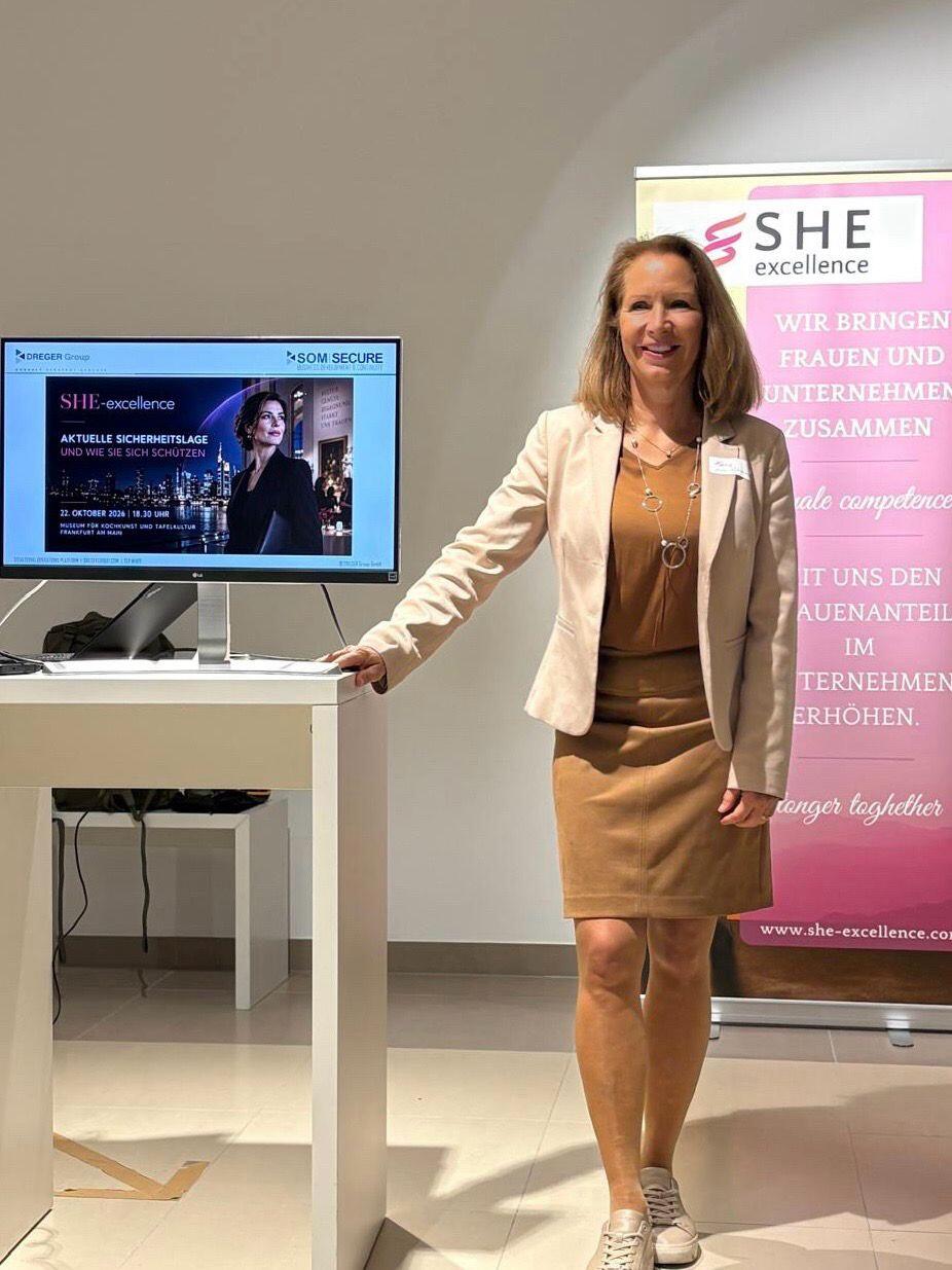 Dr. Karin von Bismarck eröffnet den Netzwerkabend Aktuelle Sicherheitslage, 22.10.2026