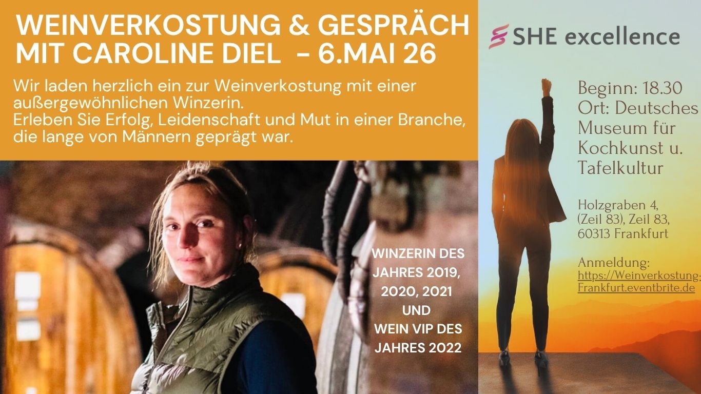 Weinverkostung & Gespräch mit Caroline Diel